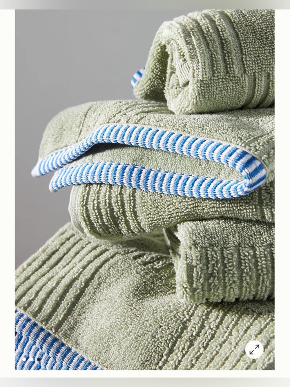 Anthropologie Organic Turkish Cotton Towel Collection *NWOT
